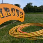 painted circus sign