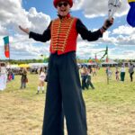 festival juggling stilt walker