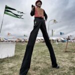 stilt walker