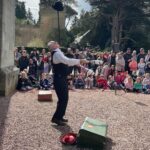 juggling show balance trick