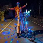 light up stilts bike